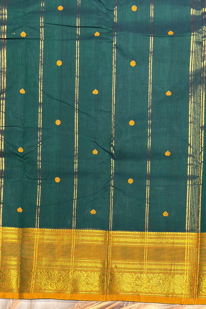 Kanchi Cotton Butta Design - Pallu