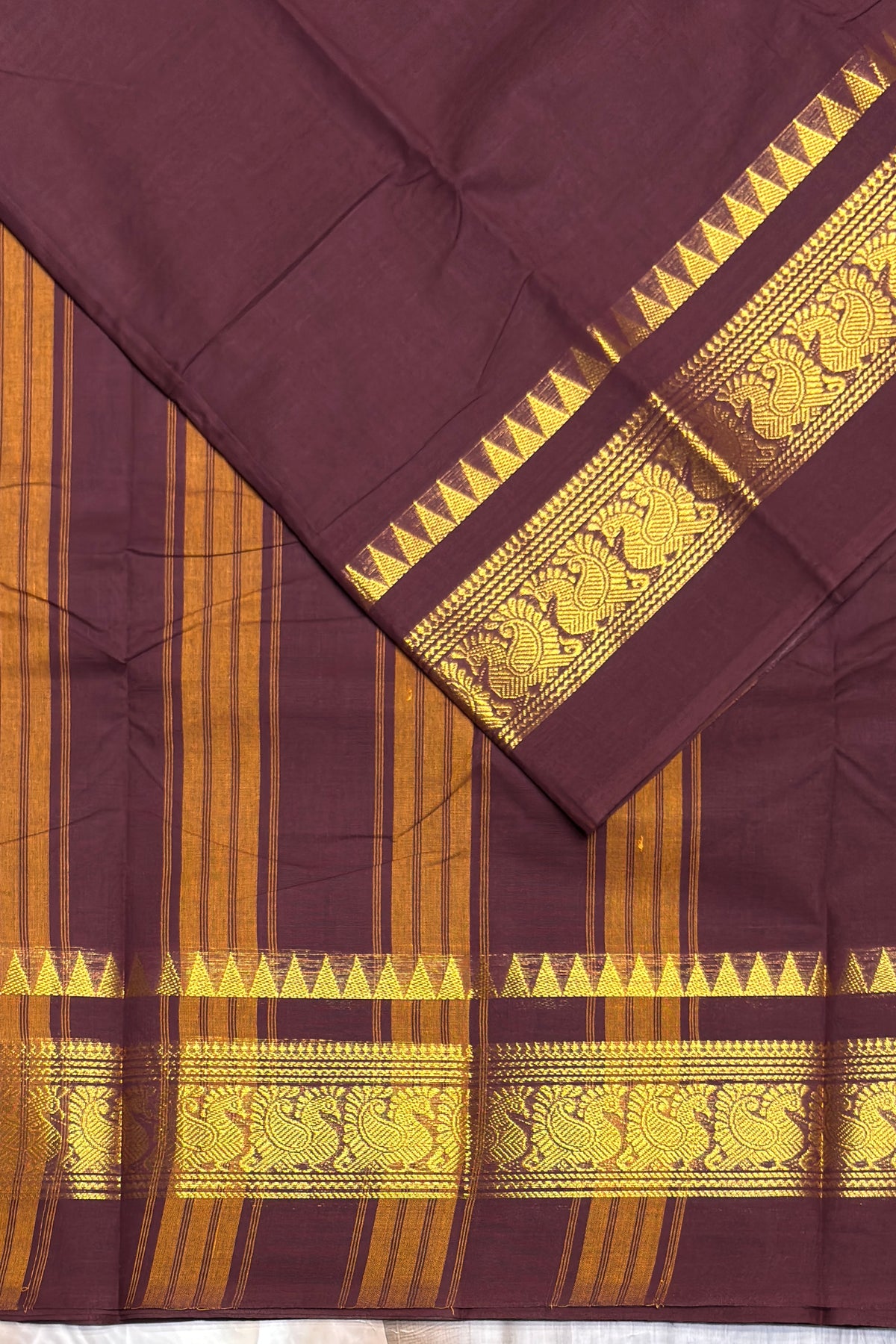 Chettinad Cotton Saree - Open View