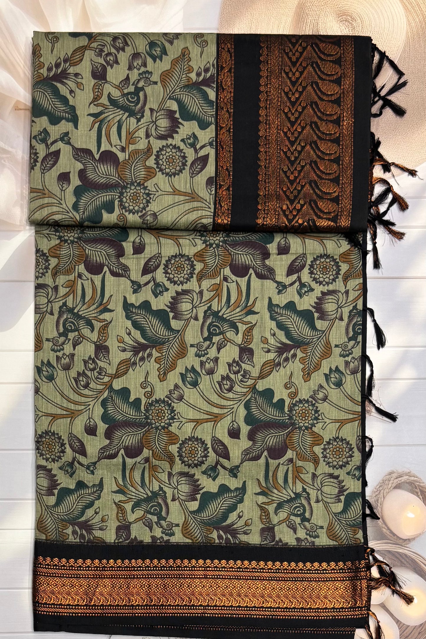 Kalmkari Print Kalyani Cotton | KCKA04