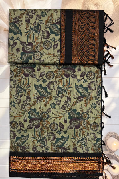 Kalmkari Print Kalyani Cotton | KCKA04