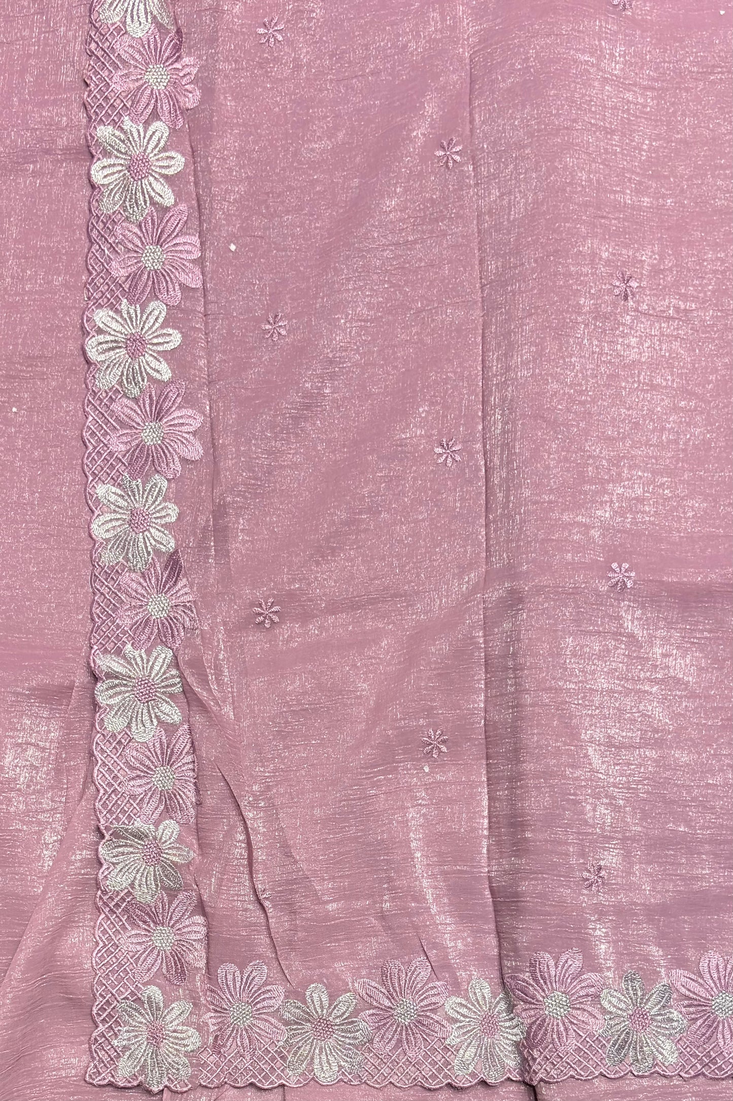 Cutwork Designer Saree| MCW01 | Light Purple