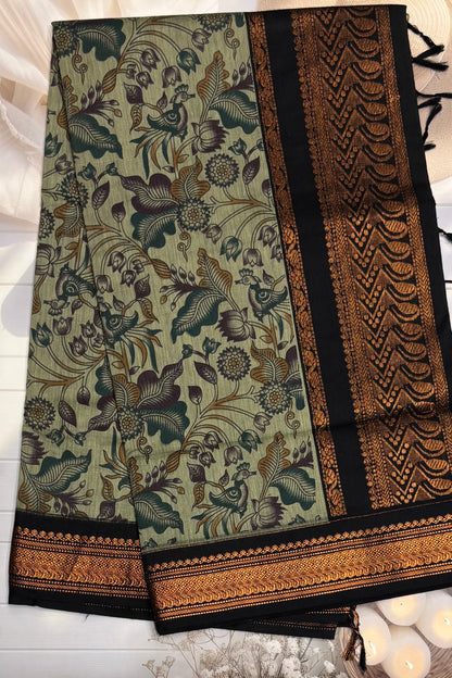 Kalmkari Print Kalyani Cotton | KCKA04