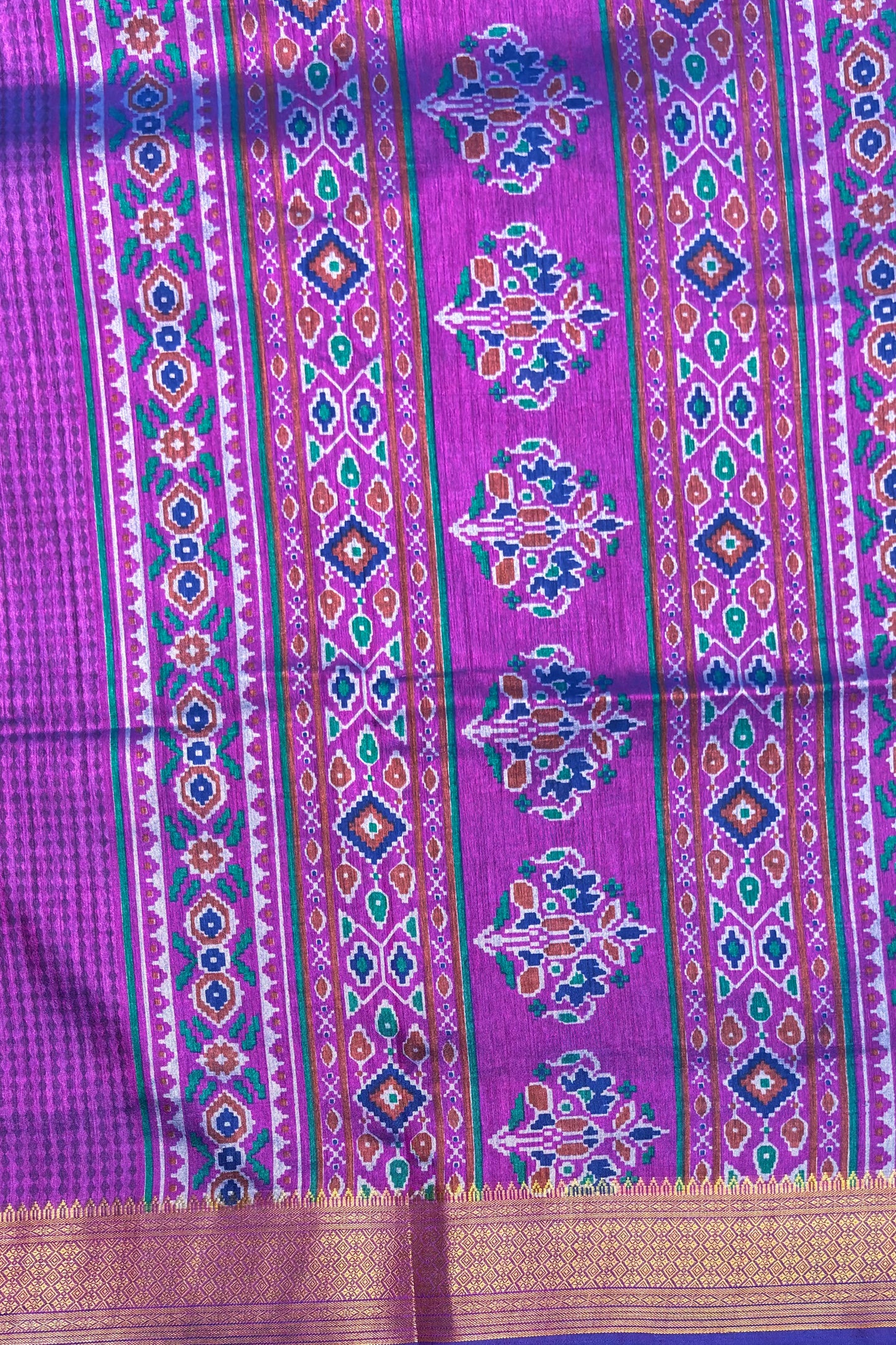 Semi Patola SIlk |Royal Blue | MSP06