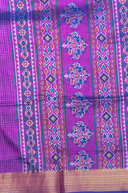 Semi Patola SIlk |Royal Blue | MSP06