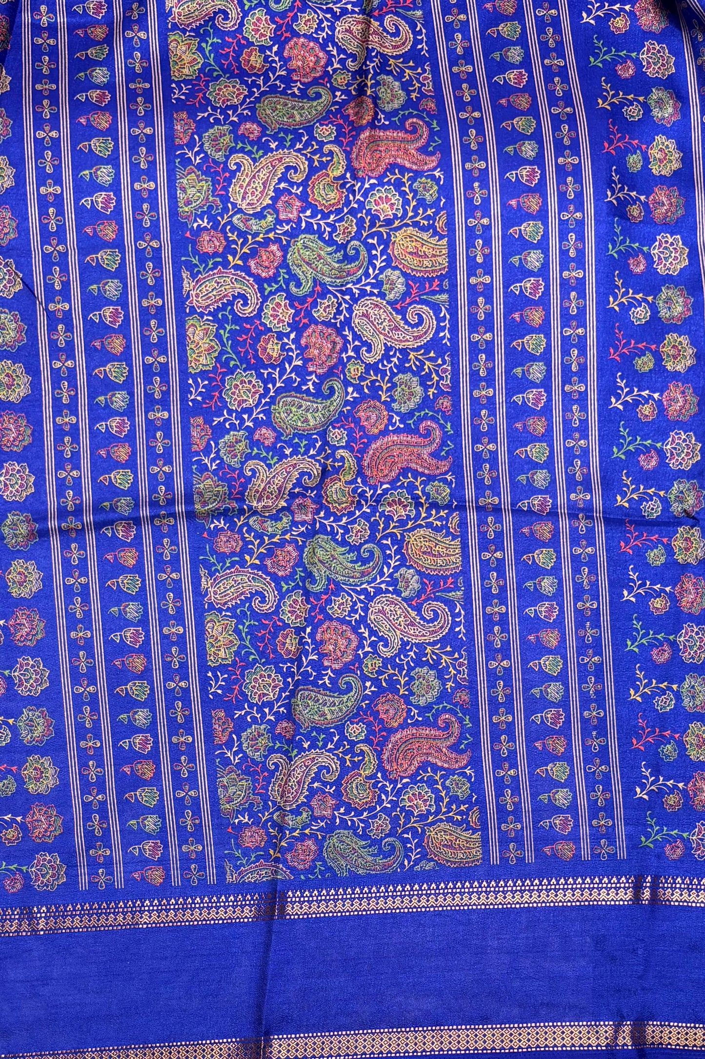 Retta Pet Printed Silk | Pepsi Blue | RPS01