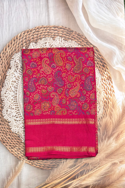 Retta Pet Printed Silk |Rose Pink | RPS03