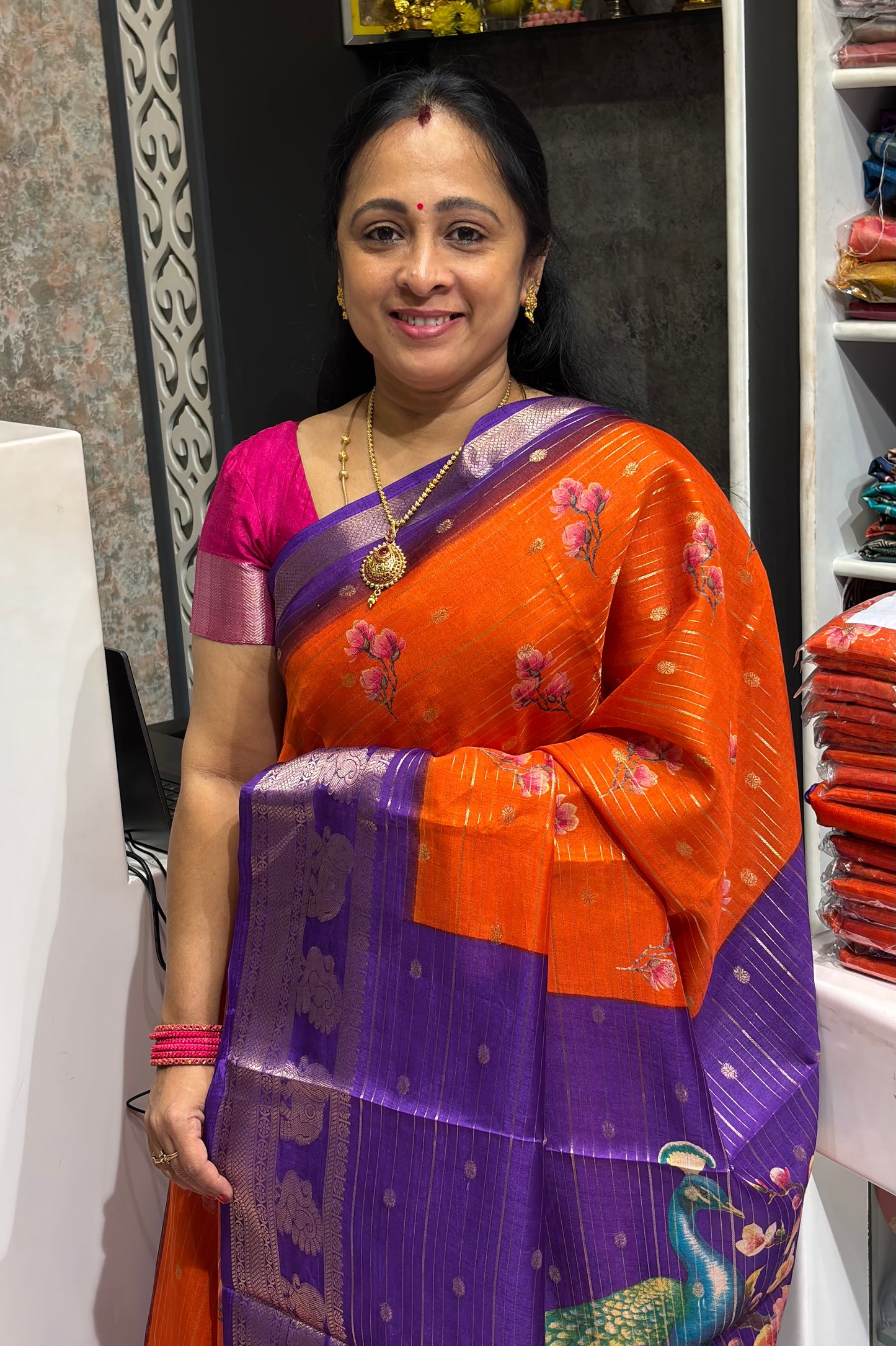 Viscose Silk | Orange | OV01