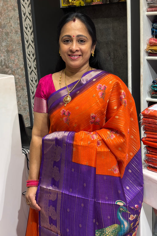 Viscose Silk | Orange | OV01