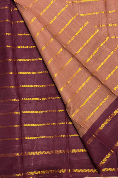 Premium Velthari Sungudi Cotton Saree  | Mauve Pink / Bridal Wine | SC15