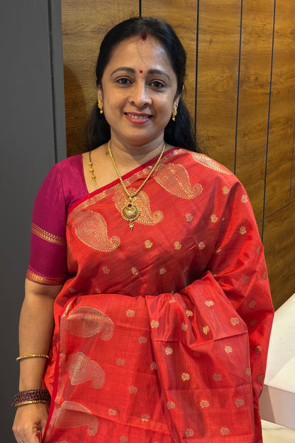 Raw Silk  |Chilli Red | RS05