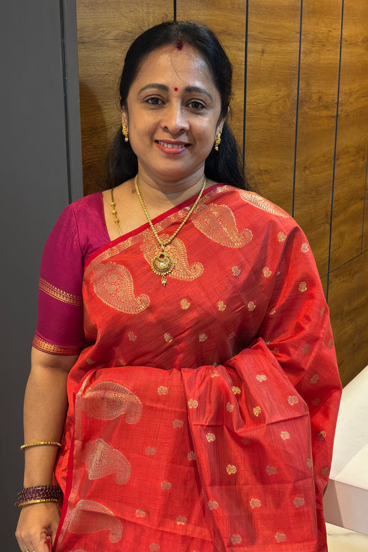 Raw Silk  |Chilli Red | RS05