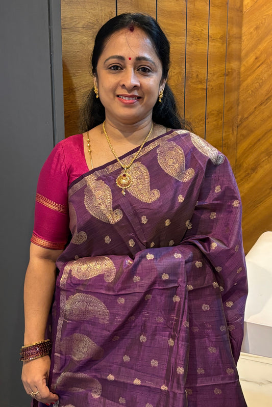 Raw Silk  |Purple(Violet) | RS03