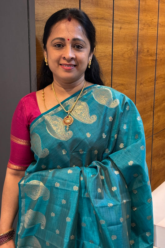 Raw Silk  | Rama Blue | RS10