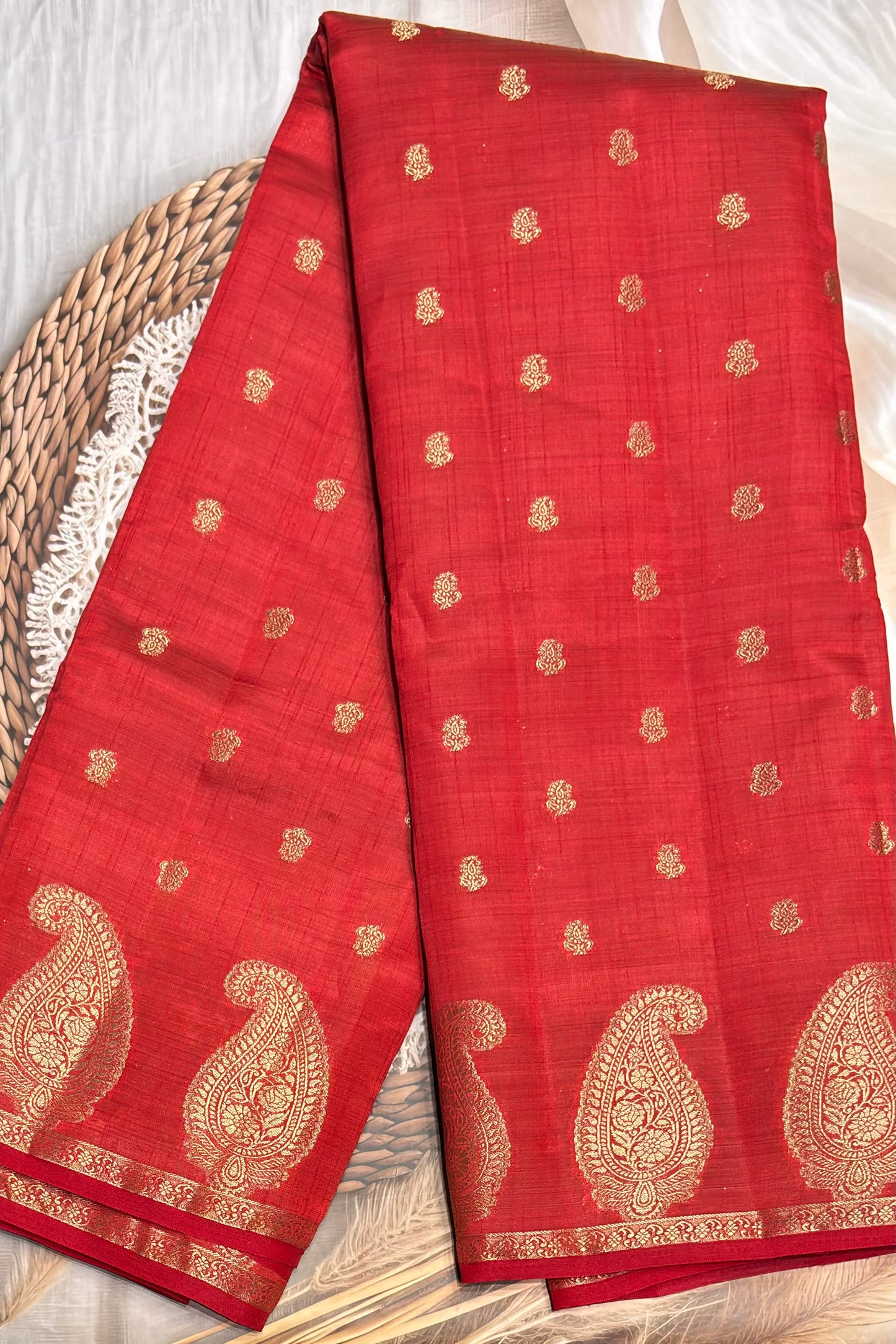 Raw Silk  |Chilli Red | RS05
