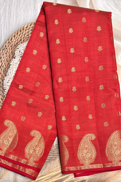 Raw Silk  |Chilli Red | RS05