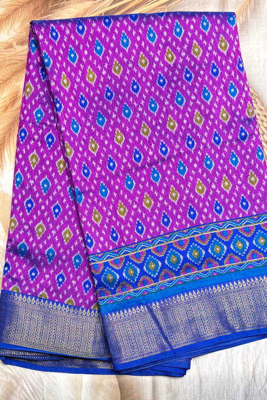 Semi Patola SIlk |Majenta | MSP04