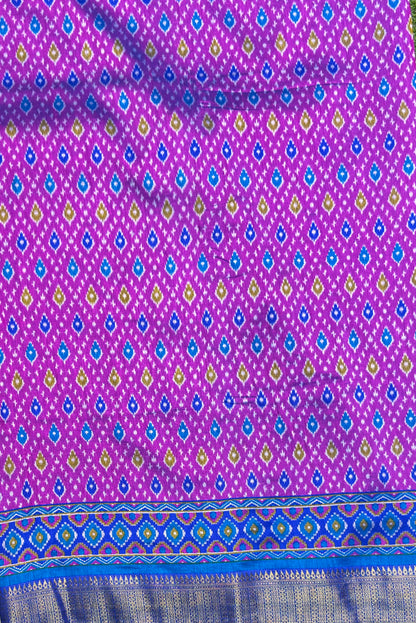 Semi Patola SIlk |Majenta | MSP04