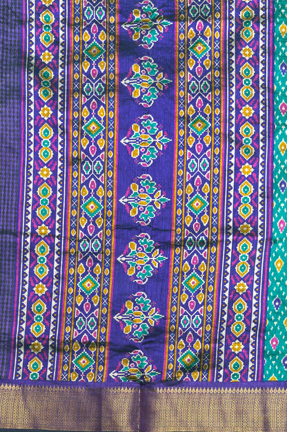 Semi Patola SIlk |Rama Green| MSP05