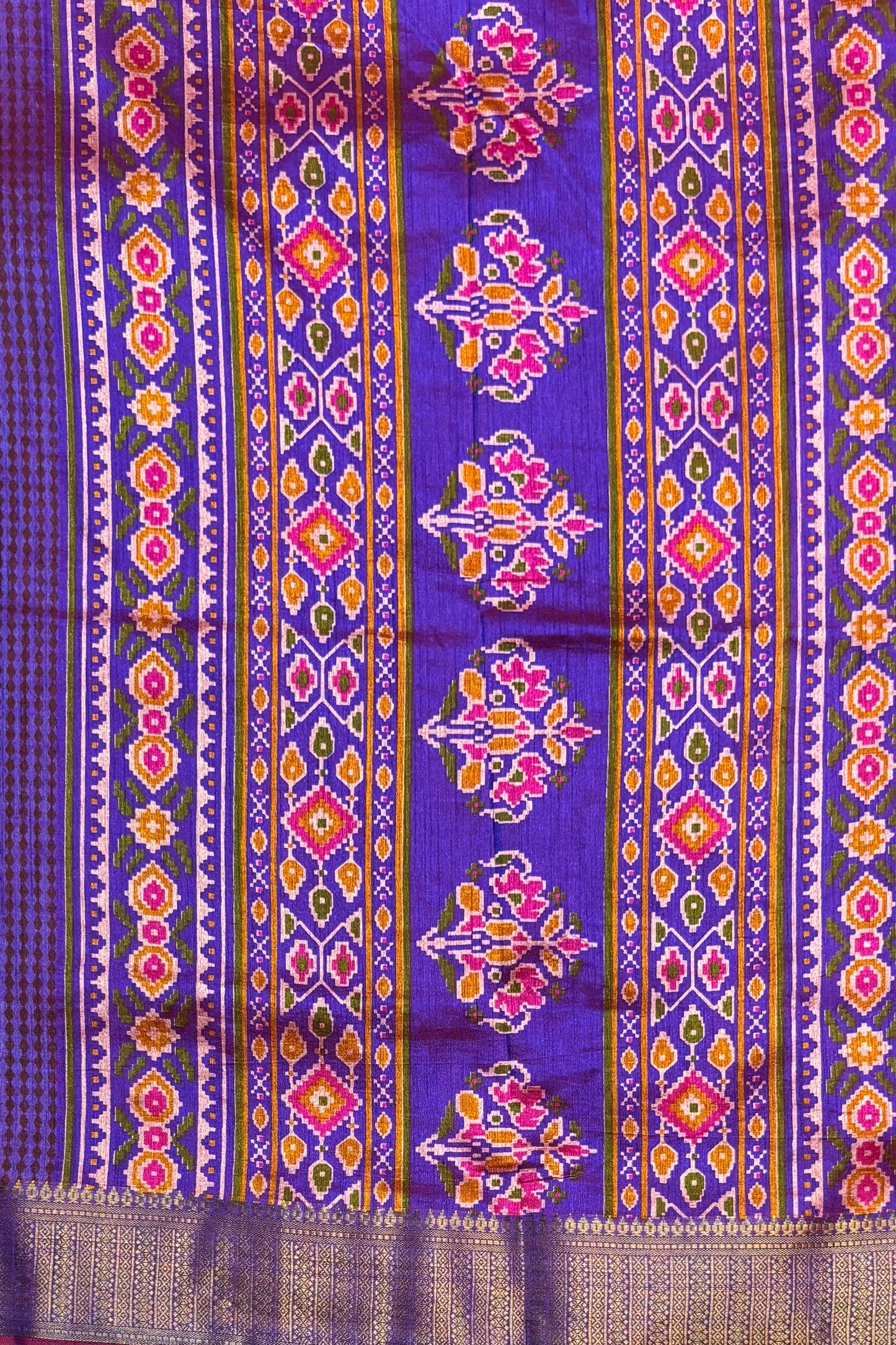 Semi Patola SIlk | Rose | MSP01