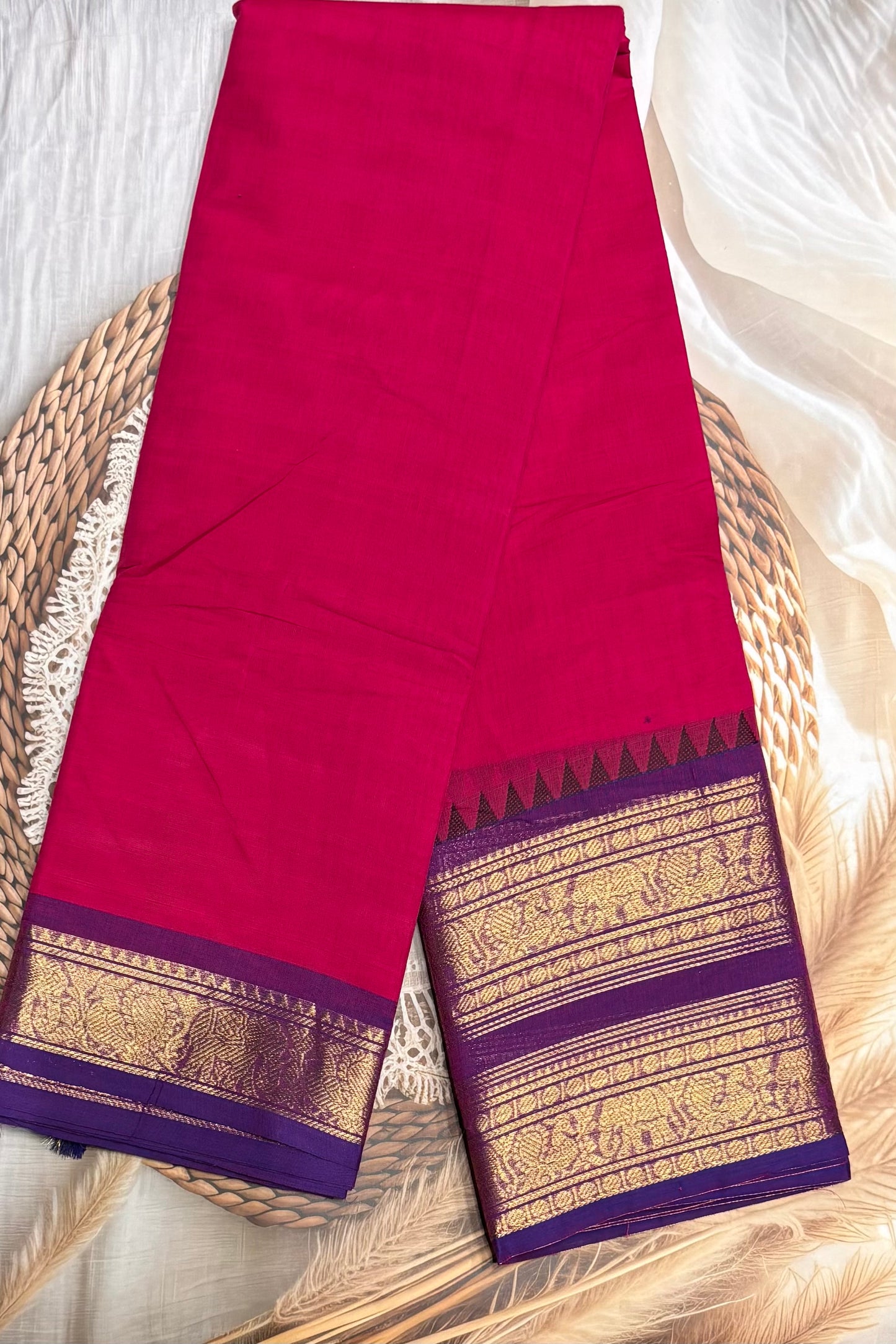 Meenakshi -Kanchi Cotton | Mustard With Black| MCK13