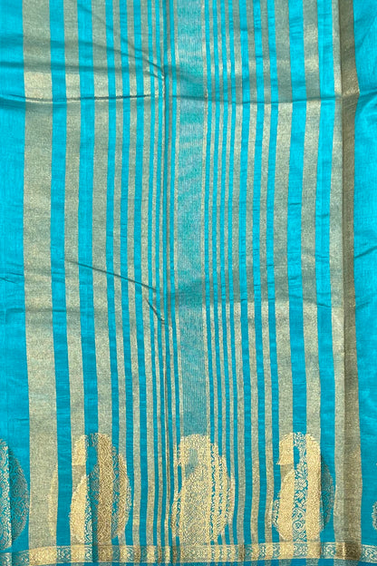Raw Silk  |Anandha Blue | MBRS07