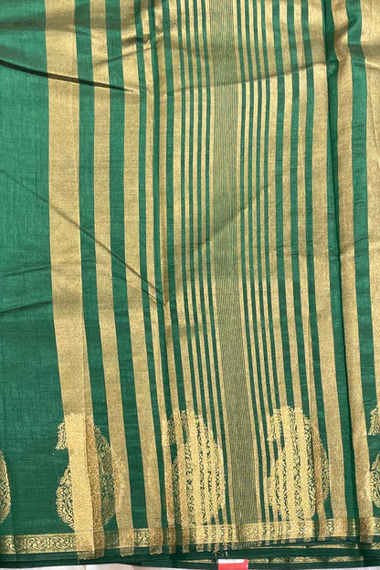 Raw Silk  |Bottle Green| MBRS08