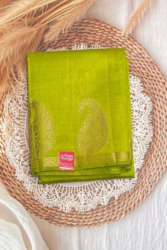 Raw Silk  |Lime Green| MBRS10