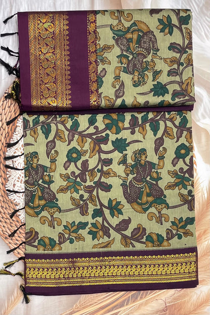 Kalmkari Print Kalyani Cotton | KCKA02