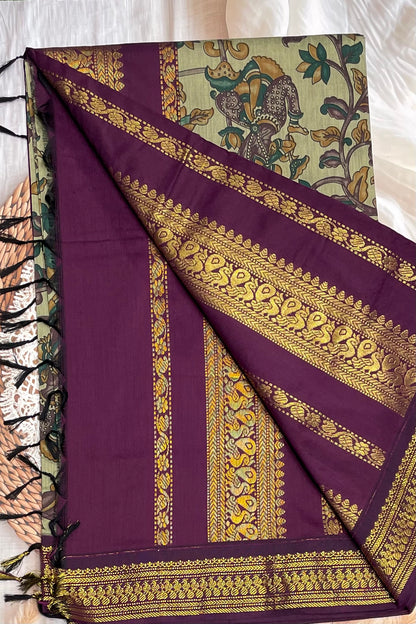 Kalmkari Print Kalyani Cotton | KCKA02