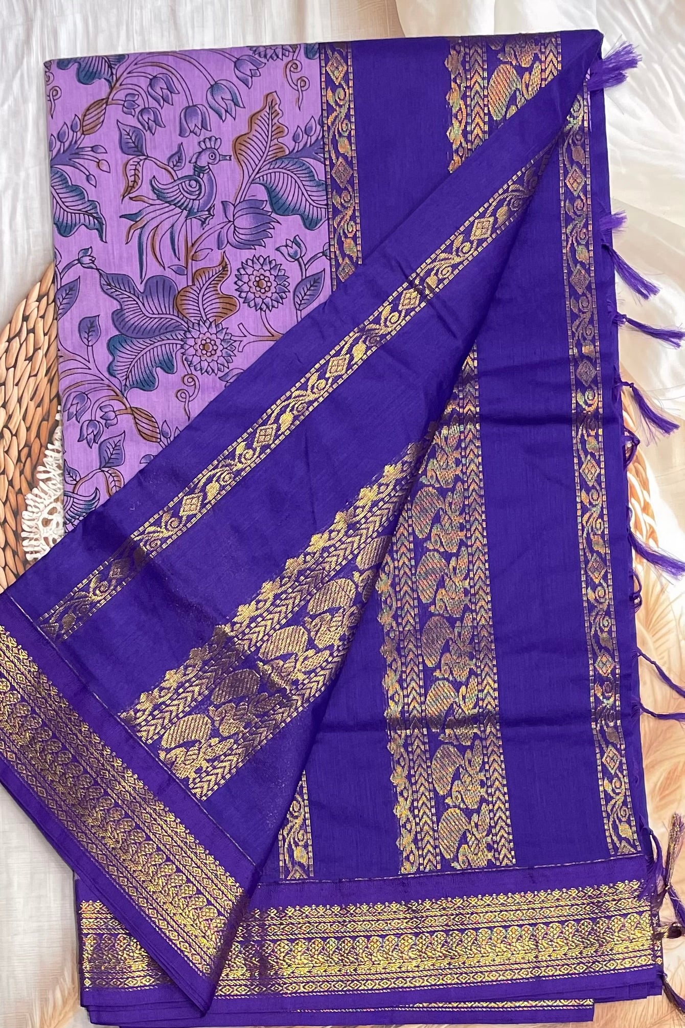 Kalmkari Print Kalyani Cotton | KCKA03