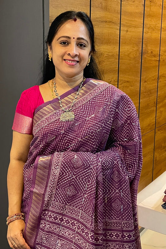 Sequins Chanderi Cotton | MBSC20