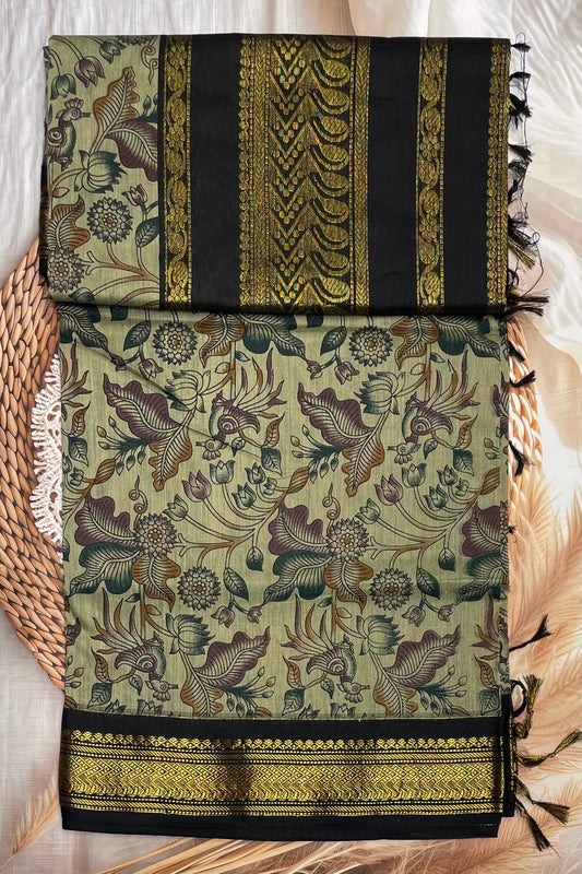 Kalmkari Print Kalyani Cotton | KCKA04