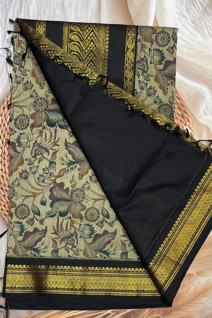 Kalmkari Print Kalyani Cotton | KCKA04