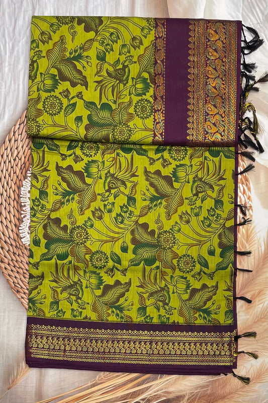Kalmkari Print Kalyani Cotton | KCKA05
