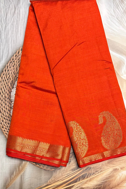 Raw Silk  |  MBRS04 | ORANGE