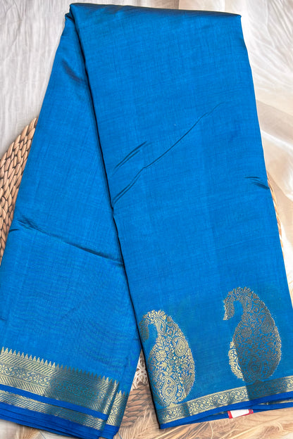 Raw Silk  | MBRS10 | ANANDHA BLUE