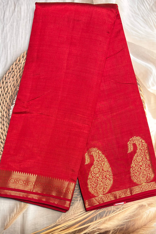 Raw Silk  |  MBRS11 | RED