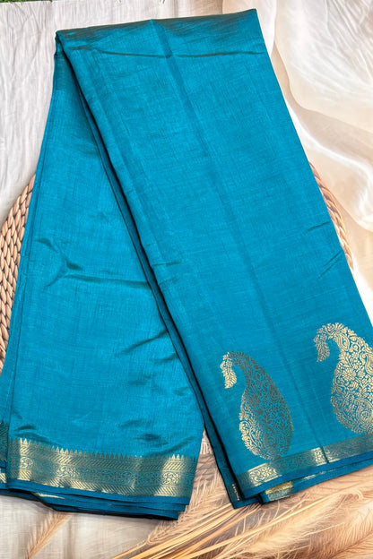 Raw Silk  |  MBRS12| SAPPHIRE BLUE