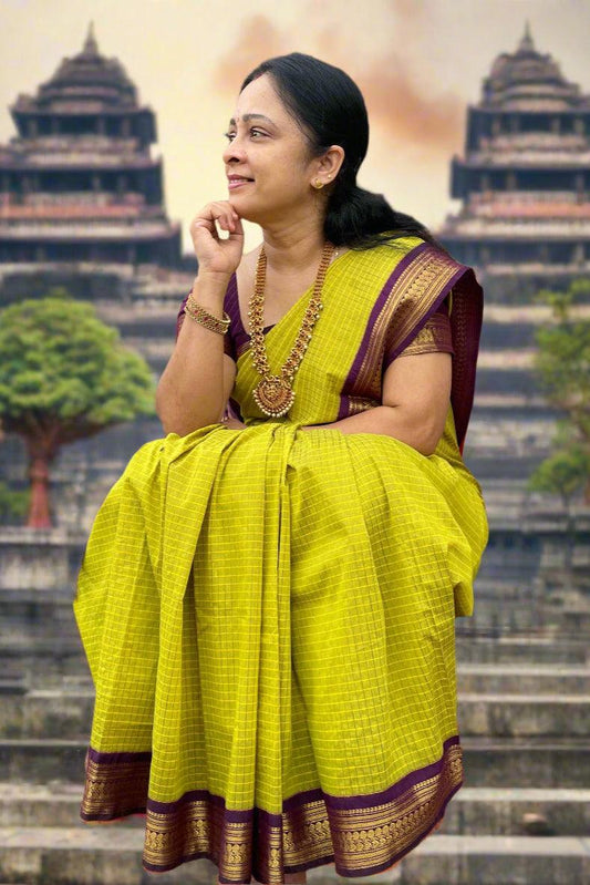 Kalyani Cotton Checks | KCCH01 - Manju Boutique