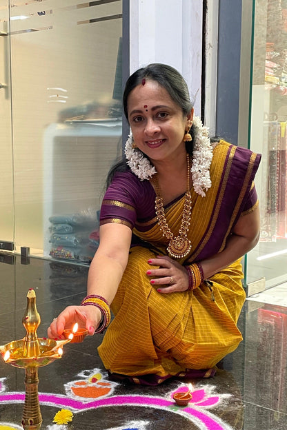 Kalyani Cotton Checks Retta Petta |KCRP01 - Manju Boutique