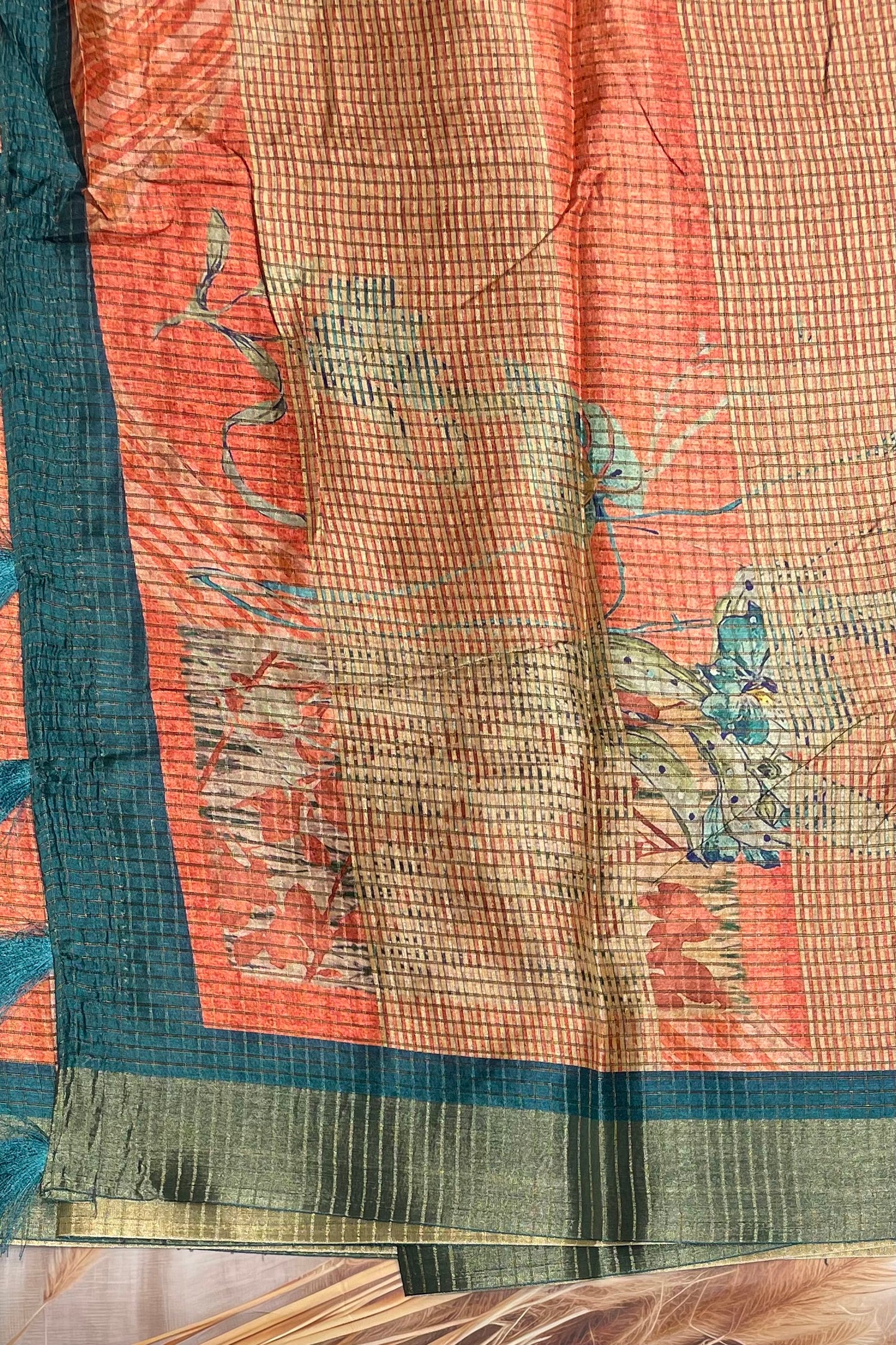 Kota Tussar Silk |Orange|MBKT03