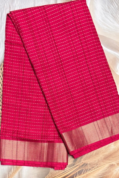 Premium Kotha Silk | Red | KR01