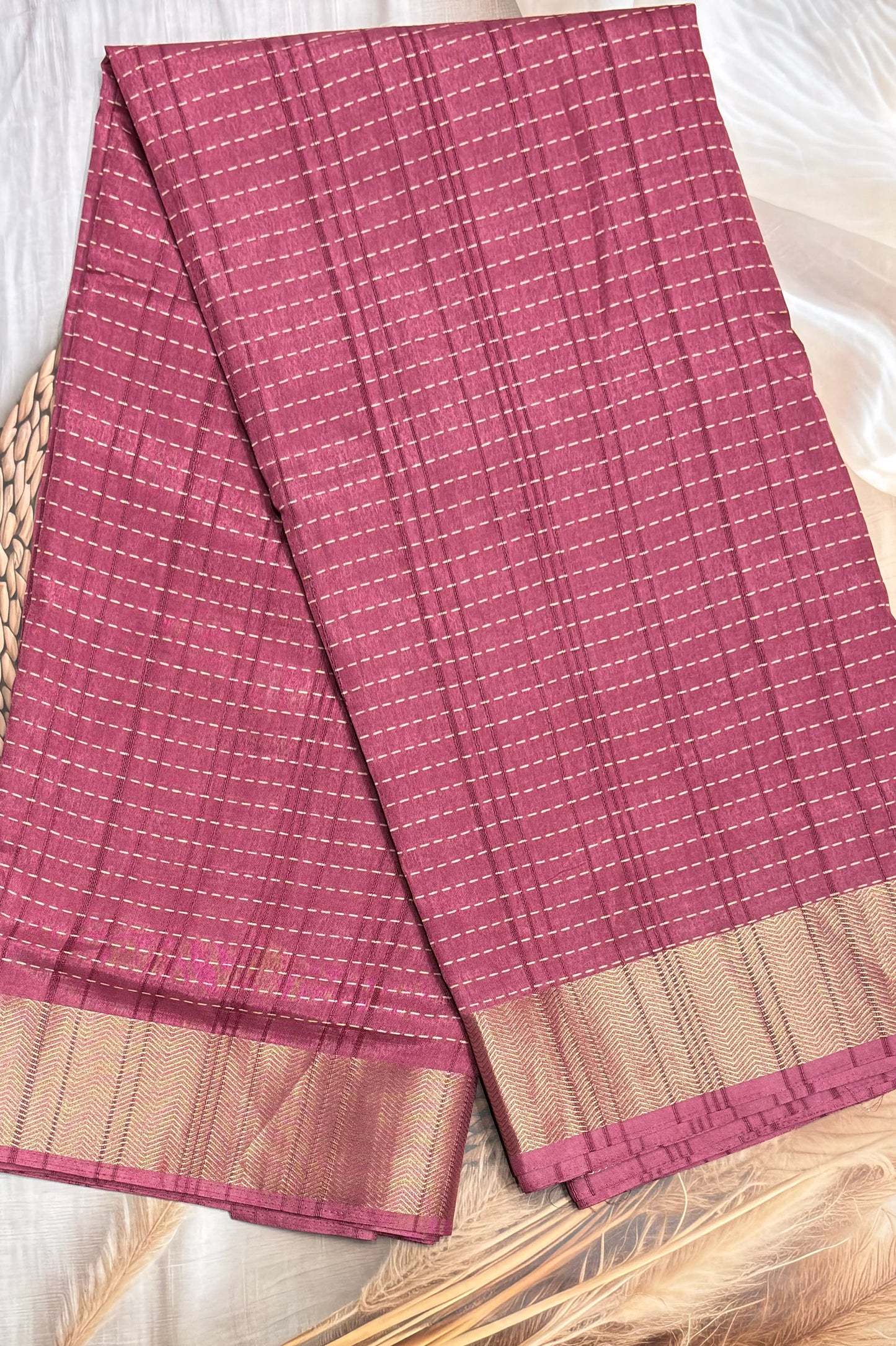 Premium Kotha Silk | Onion | KO04