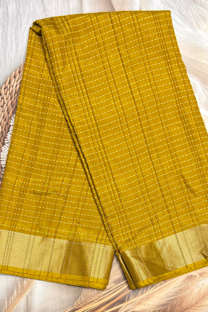 Premium Kotha Silk | Golden Mustard | KM06