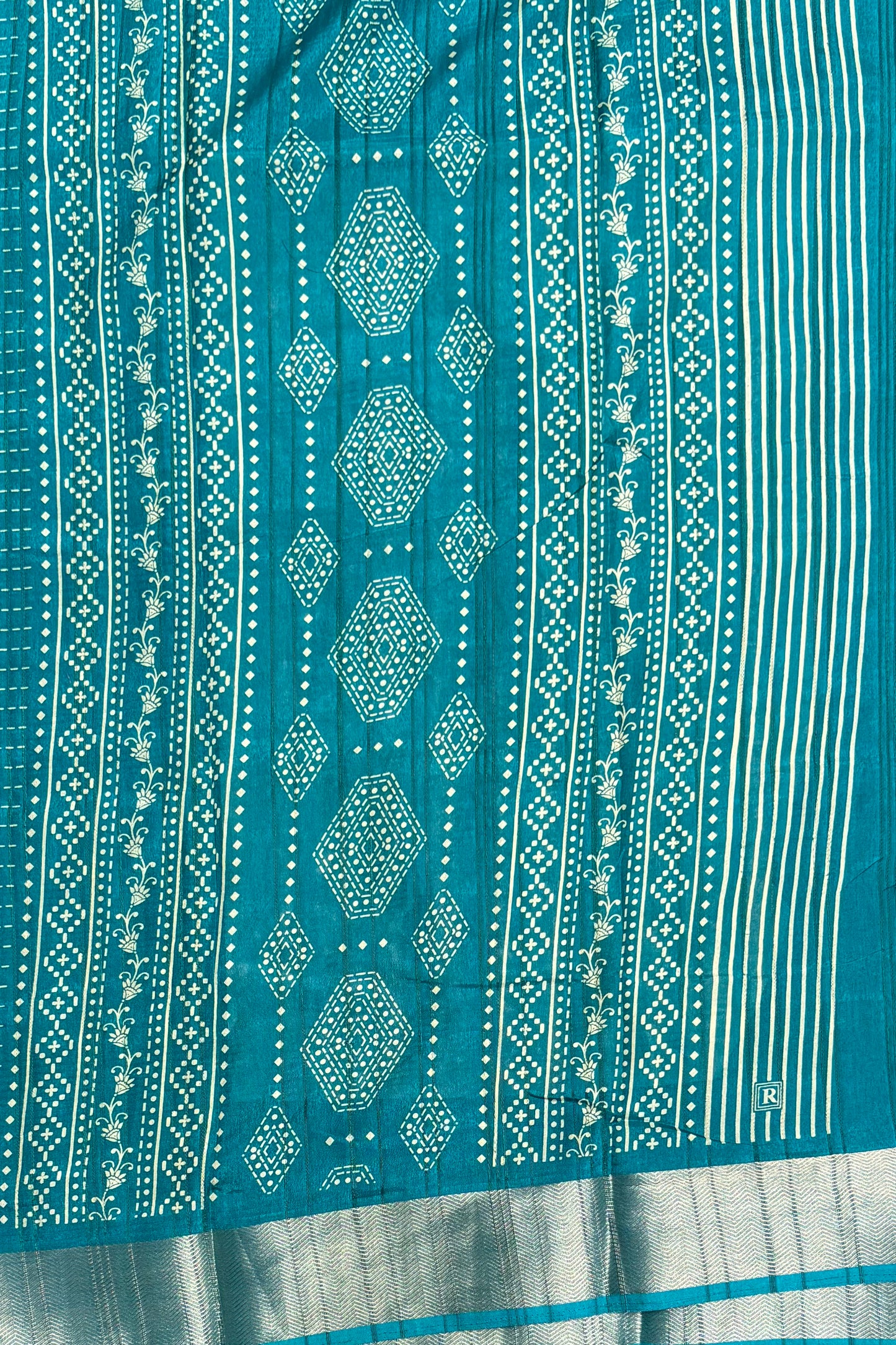 Premium Kotha Silk | Rama Blue | KB05