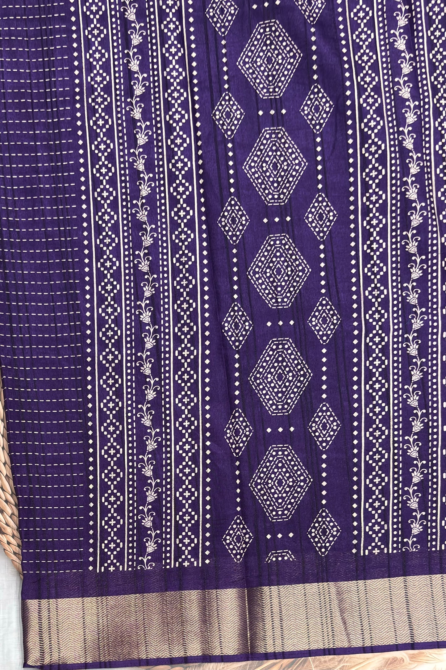 Premium Kotha Silk |Violet| KV08