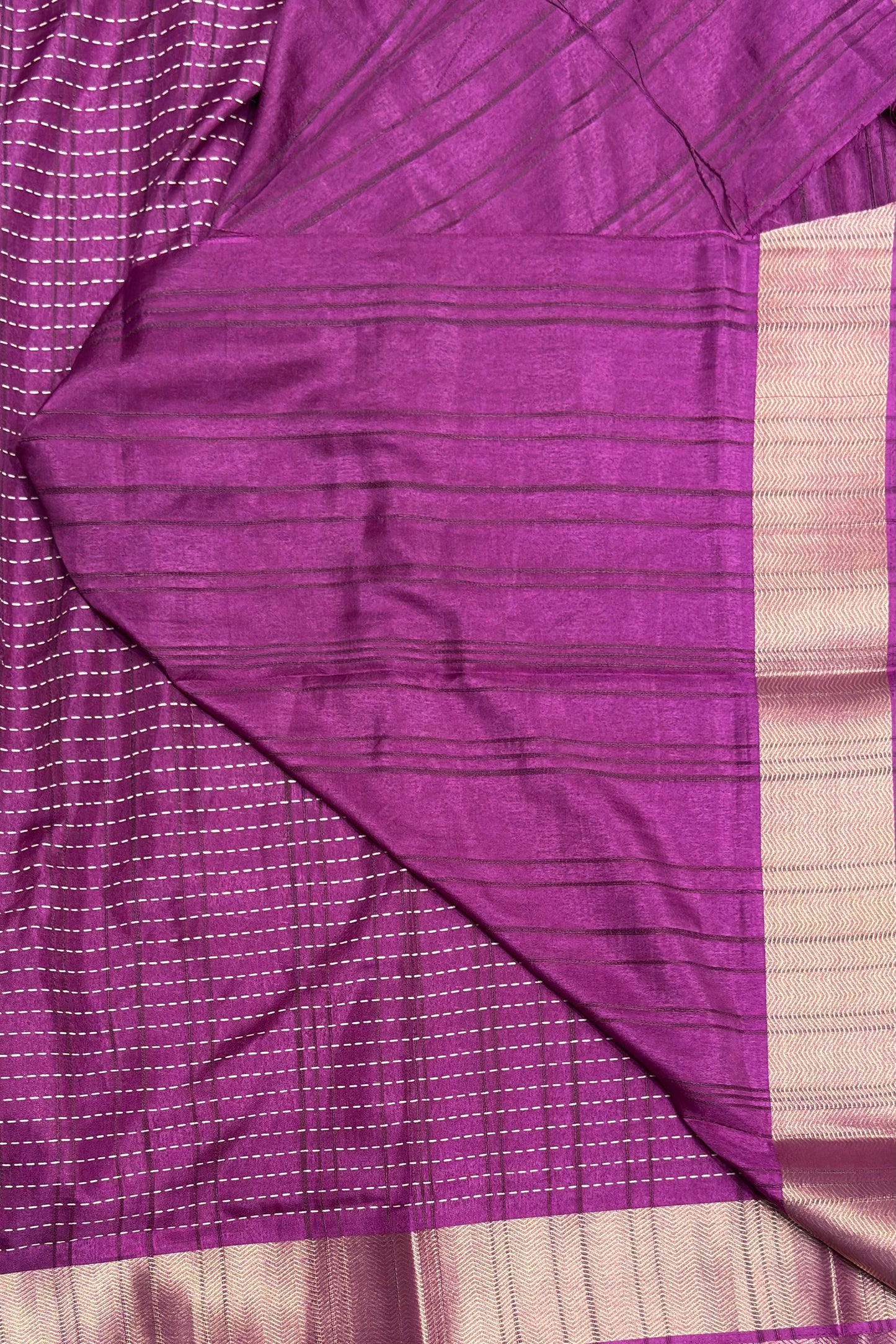 Premium Kotha Silk | Wine | KW03