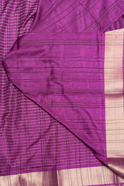 Premium Kotha Silk | Wine | KW03