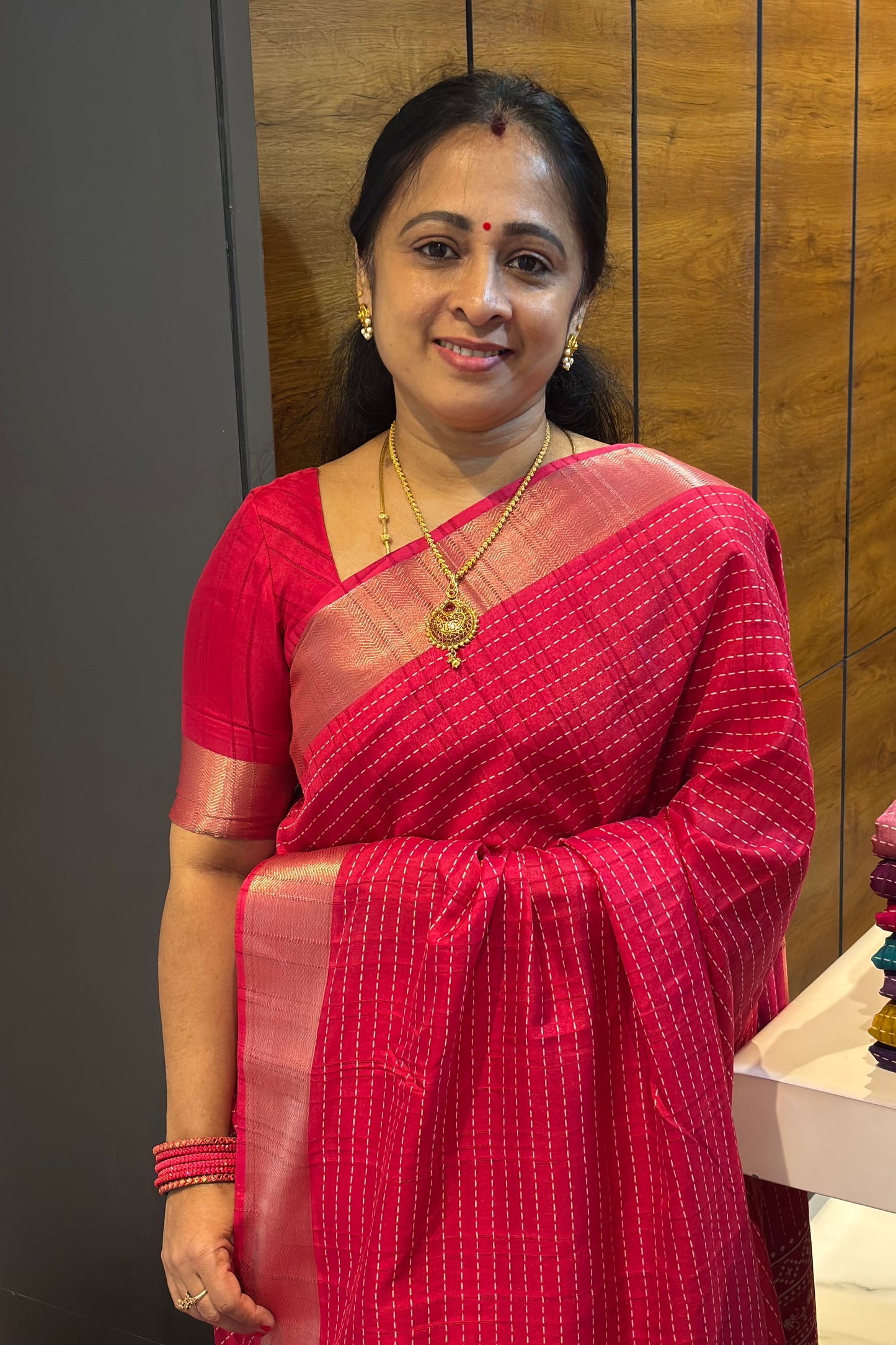 Premium Kotha Silk | Red | KR01