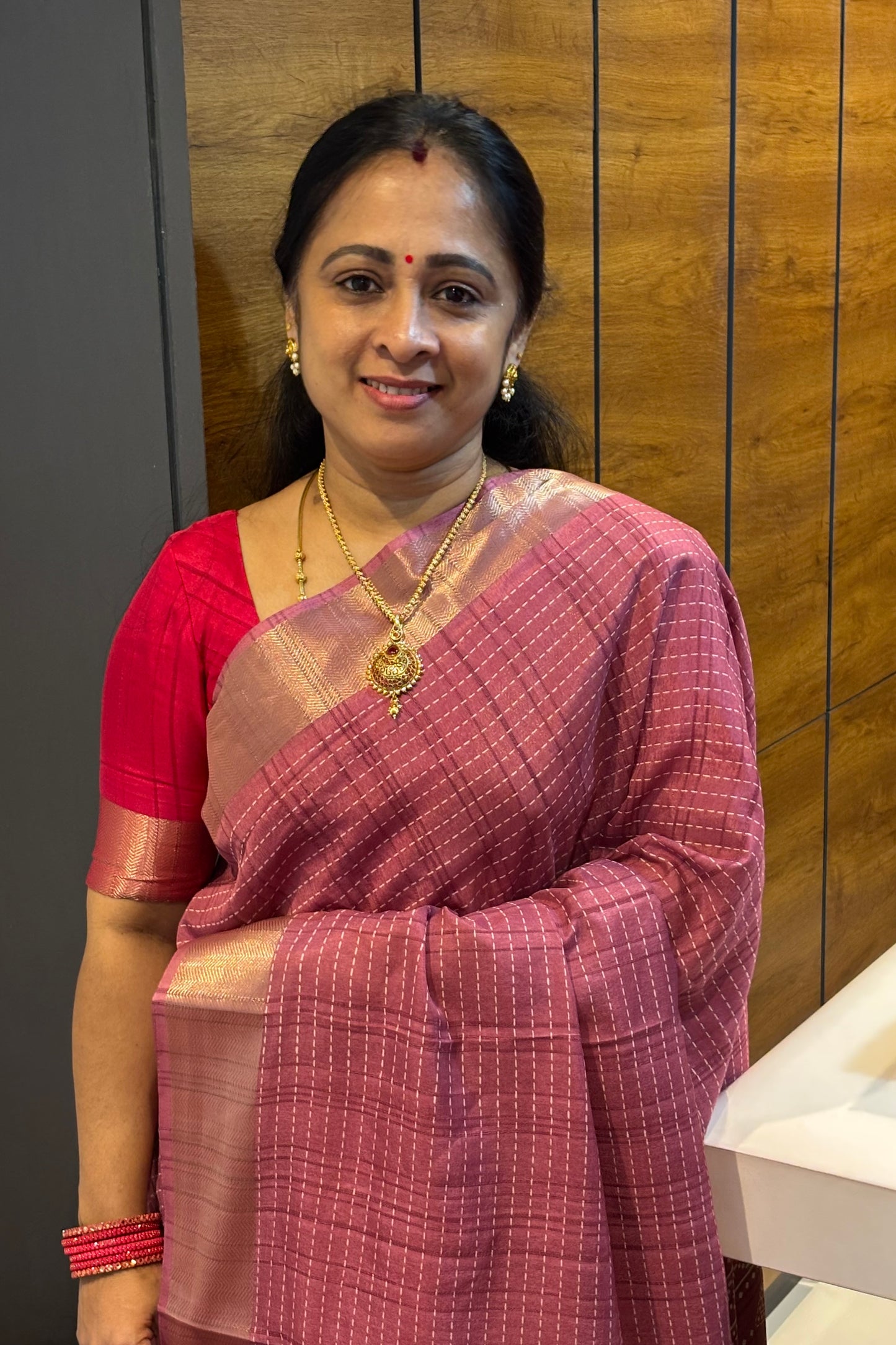 Premium Kotha Silk | Onion | KO04